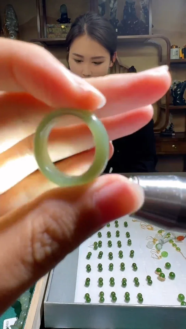 未镶嵌戒指和田玉15-18圈口