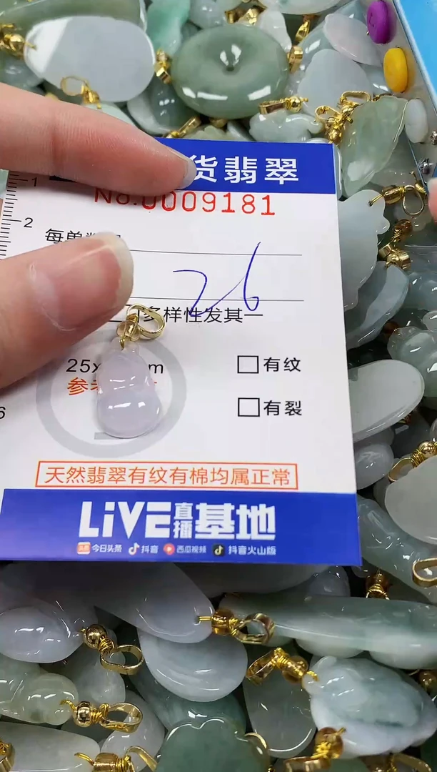 颈饰未镶嵌翡翠纯天然a货翡翠