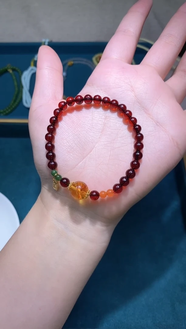 手链血珀未镶嵌多样性发一件 182