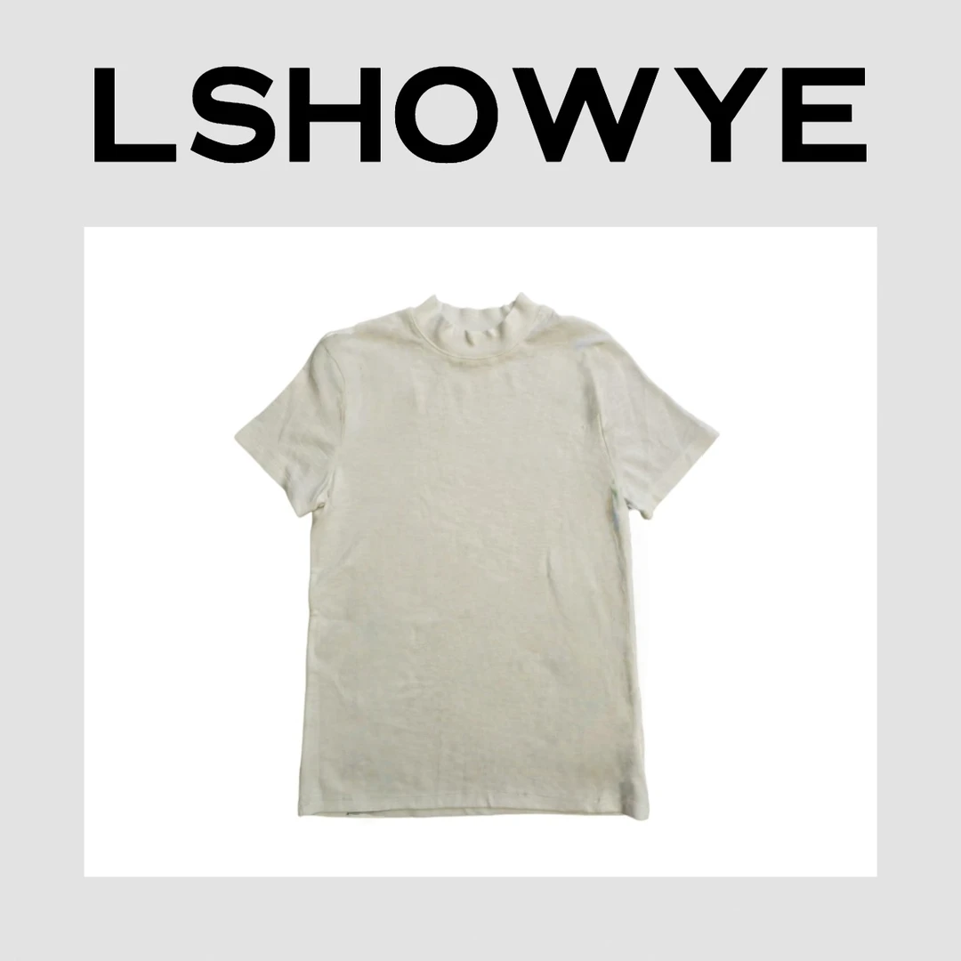 LSHOWYE｜内搭半高领短袖T恤 21579