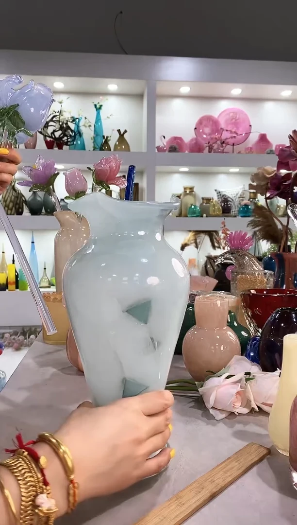 慕忆家手作琉璃花瓶