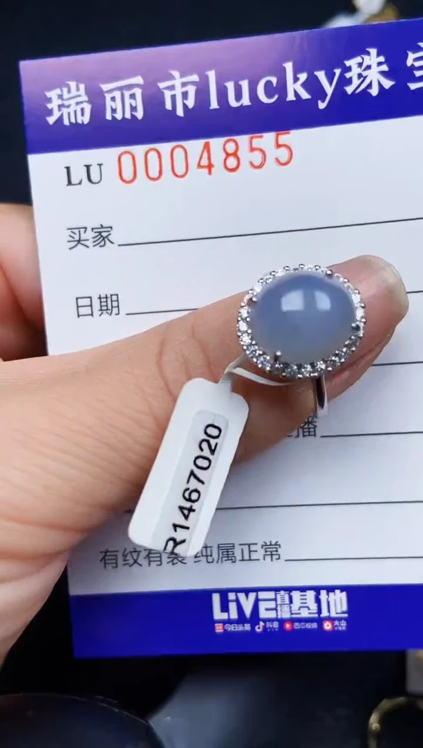 翡翠银S925镶嵌颈饰4855