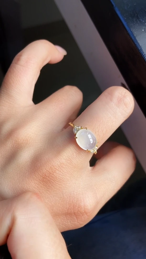 银S925镶嵌戒指翡翠12