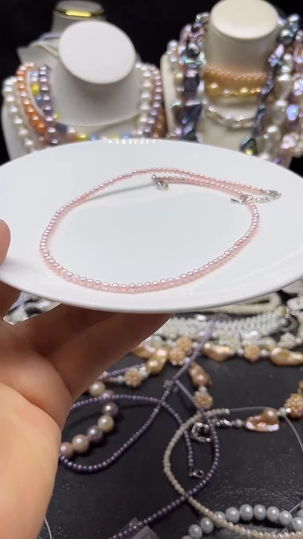 颈饰未镶嵌淡水珍珠多人