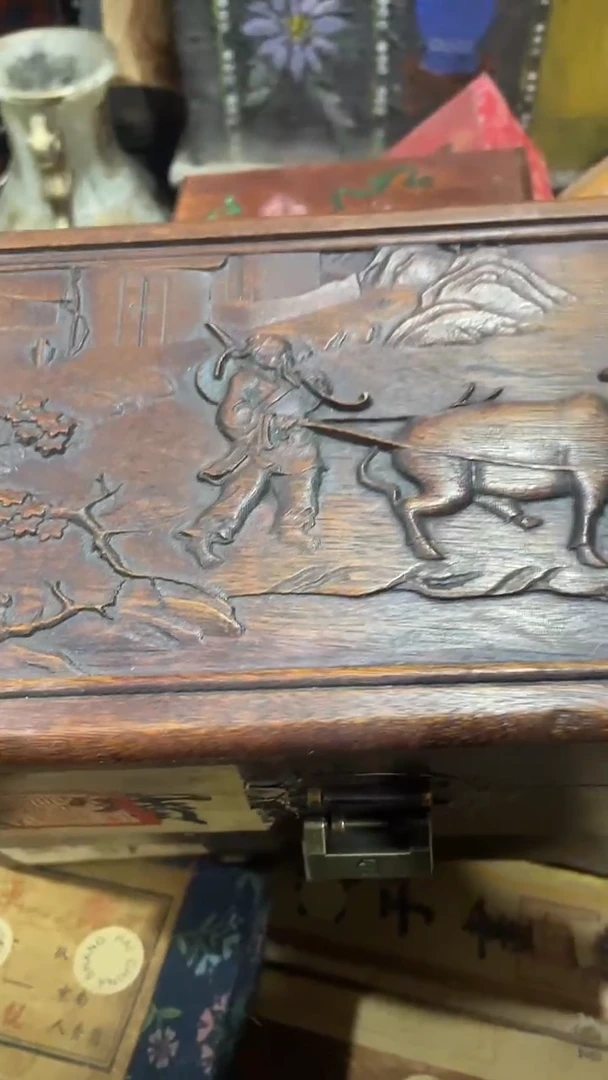 香榧木【摆件】木盒一个个个SX