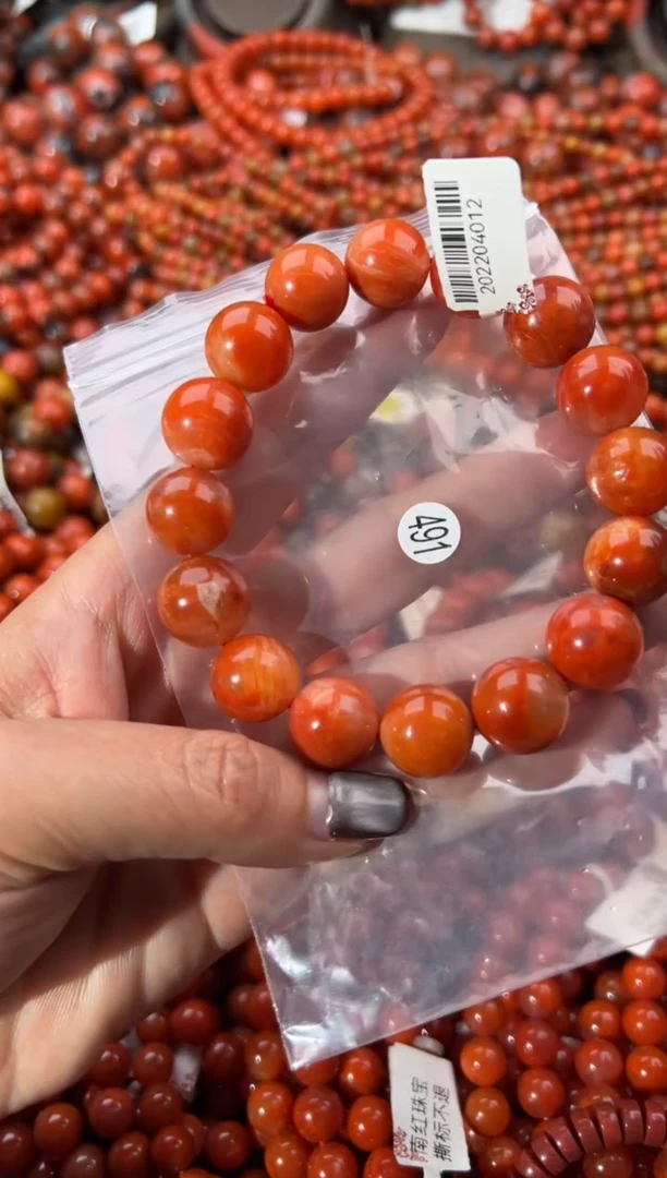 未镶嵌手串南红玛瑙1