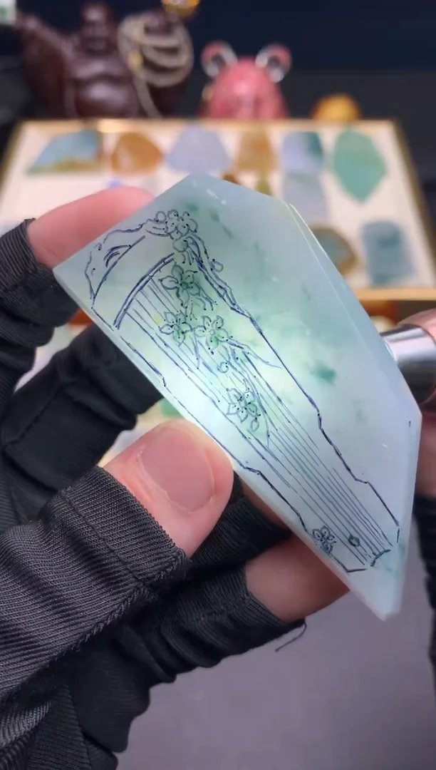 未镶嵌定制翡翠天然翡翠裸石（包工）