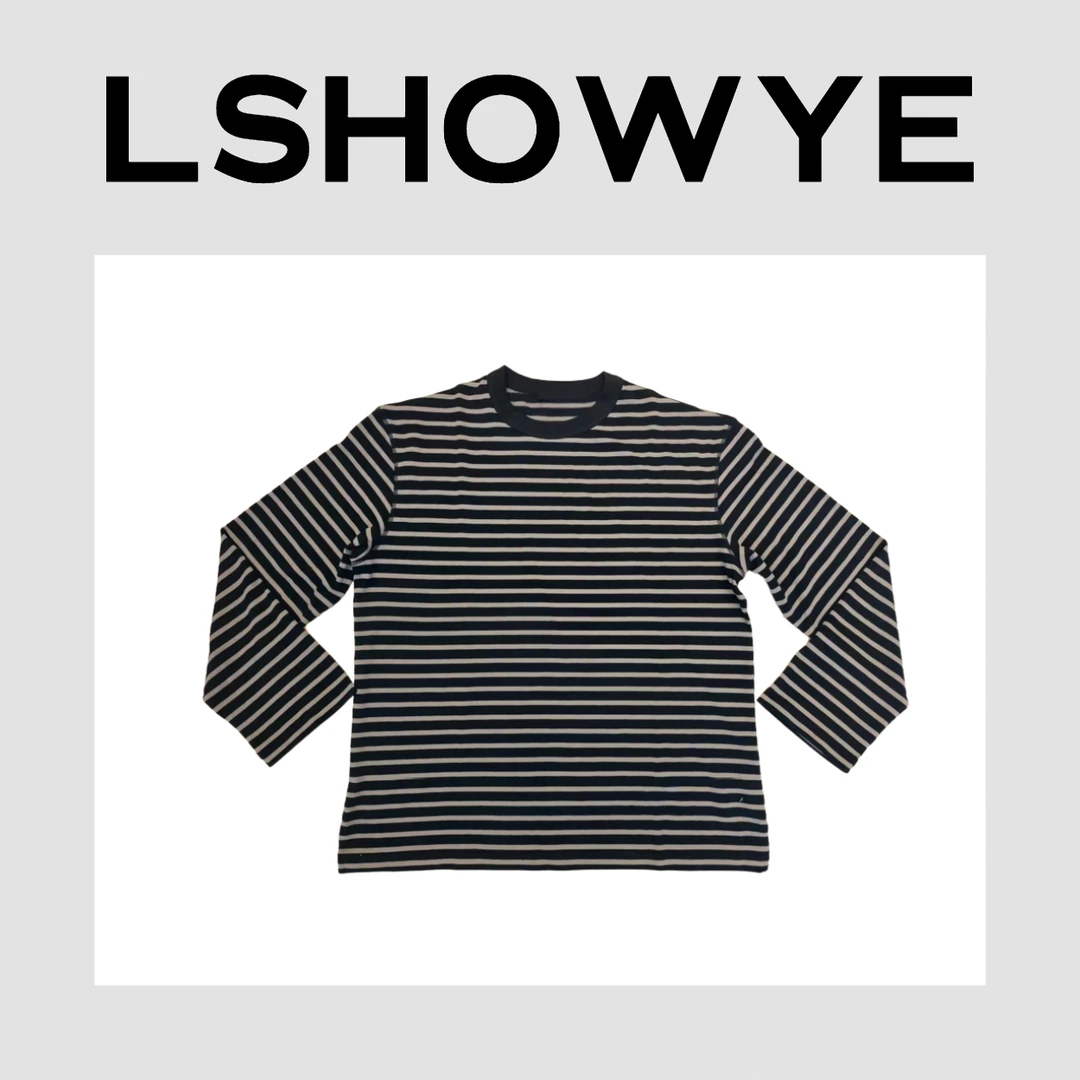 LSHOWYE｜圆领条纹长袖 YY251917
