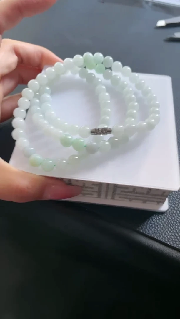 【闪购商品】翡翠手串银S925镶嵌珠串发一件