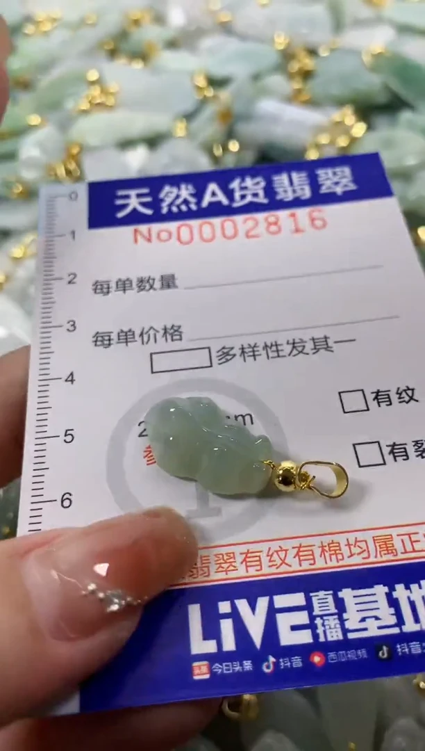 颈饰未镶嵌翡翠天然A货翡翠