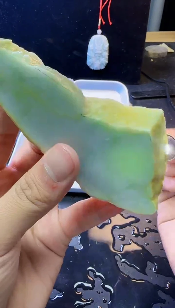 颈饰未镶嵌翡翠016天然A货翡翠