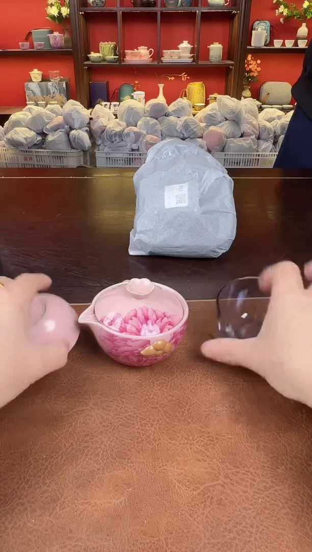 【闪购商品】瓷也牡丹玻璃11111111111111