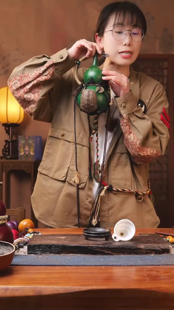 【闪购商品】190号精品大漆葫芦防腐防渗装水茶酒