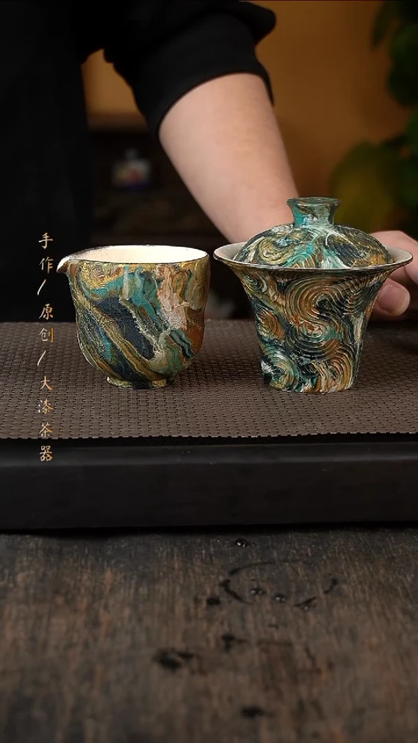 福****家大漆盖碗加公道