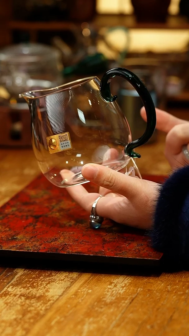 【闪购商品】禾器/晶彩锦然茶海/墨绿色