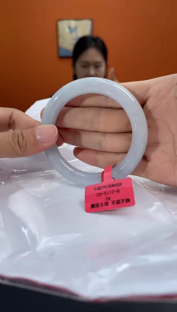 未镶嵌手镯翡翠11   53-55