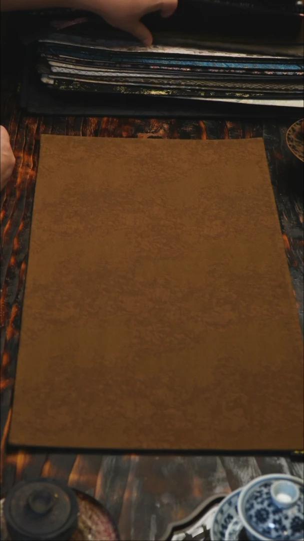 乔木手作  棉麻棕  65*35