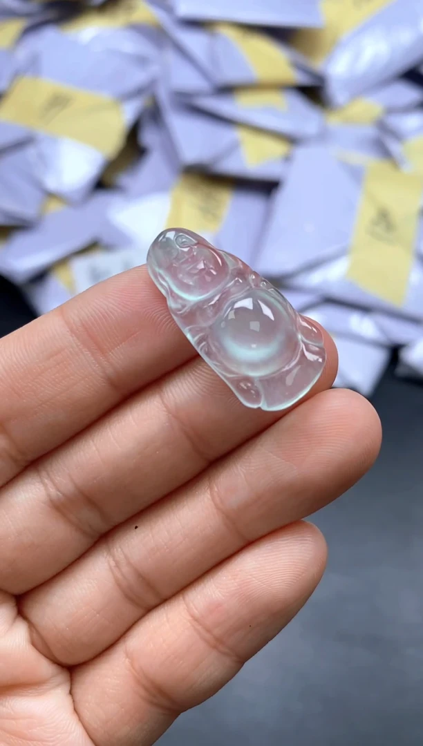 翡翠未镶嵌颈饰冰件甄选馆XMD-9+扣头