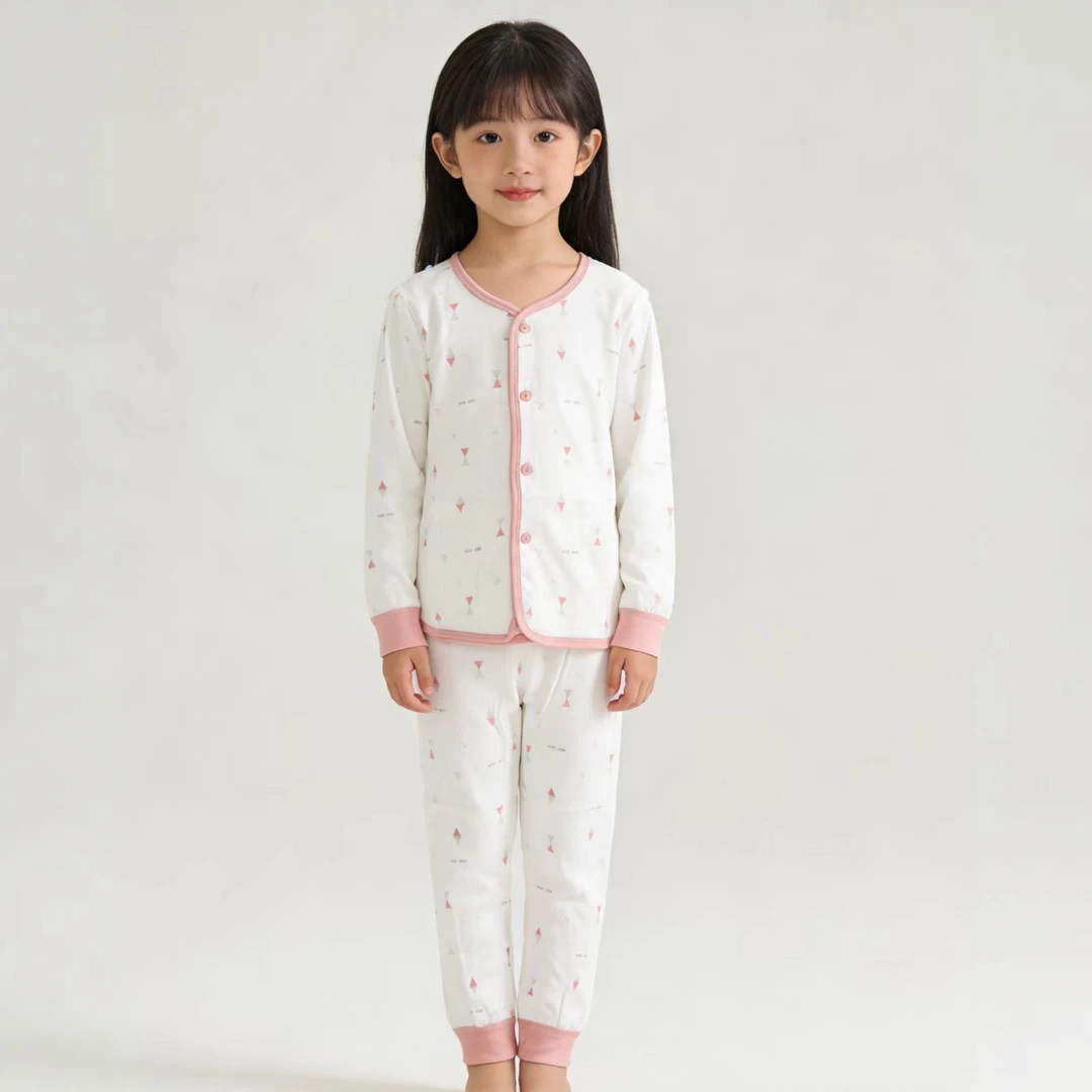 红色三角秋衣套装