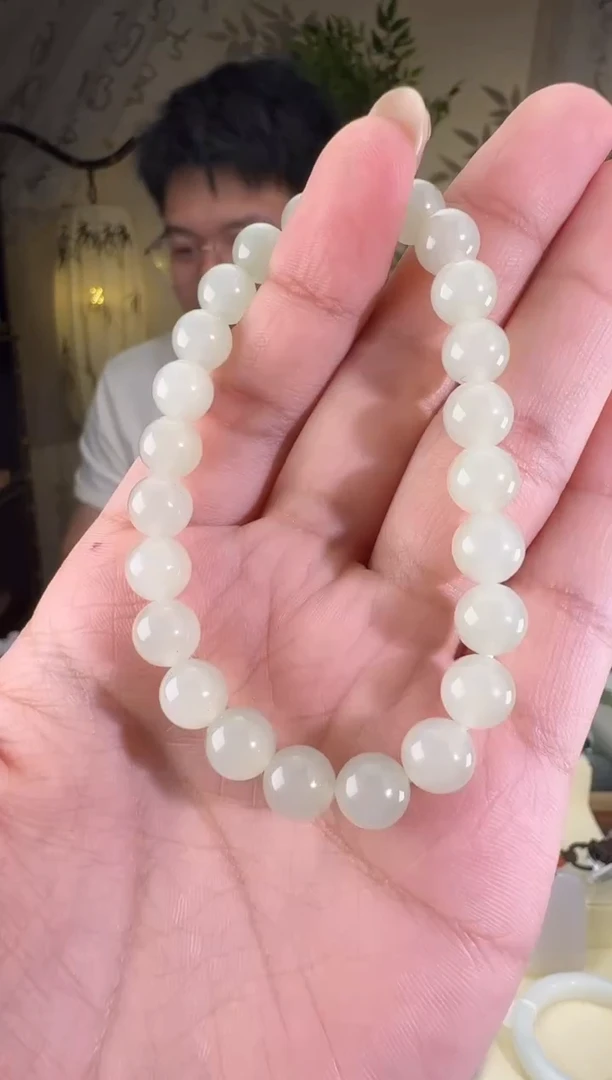 手串未镶嵌和田玉晴水手串