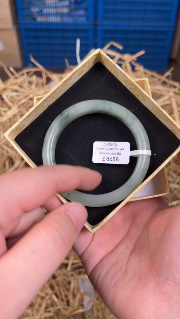 未镶嵌手镯石英质玉C0974