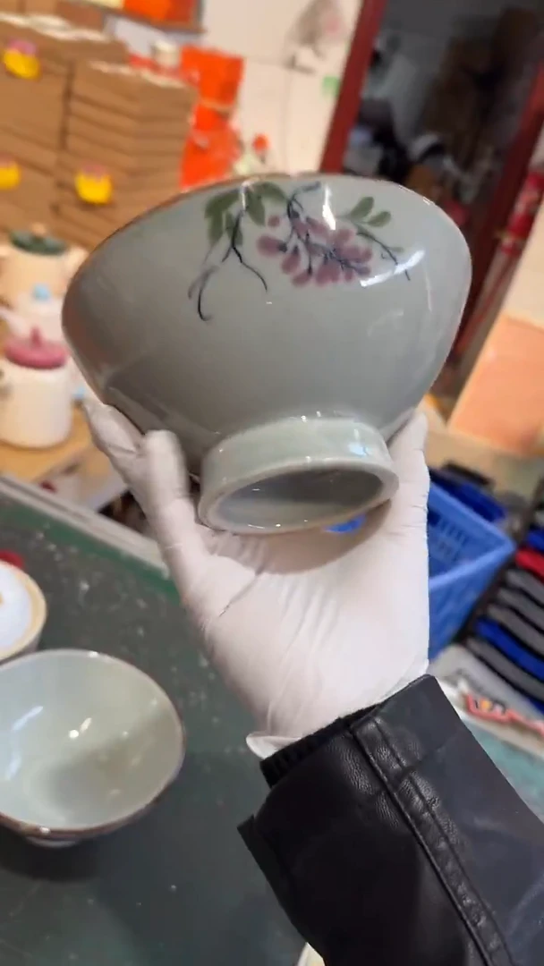 陶瓷7英寸高脚 微瑕凑满20元包邮