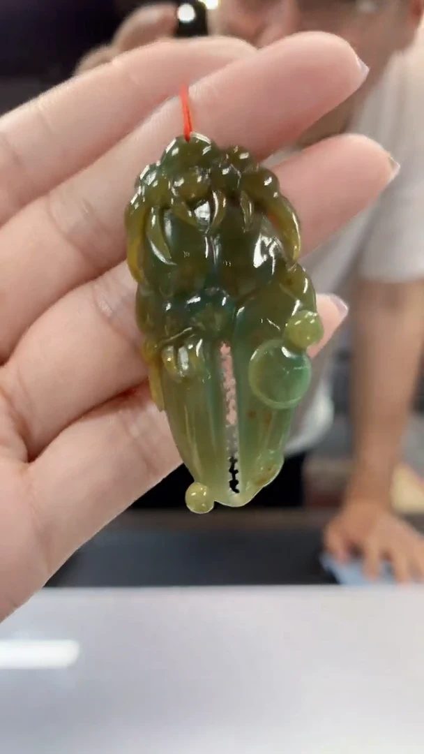 定制翡翠未镶嵌1015jj-毛货挂件29