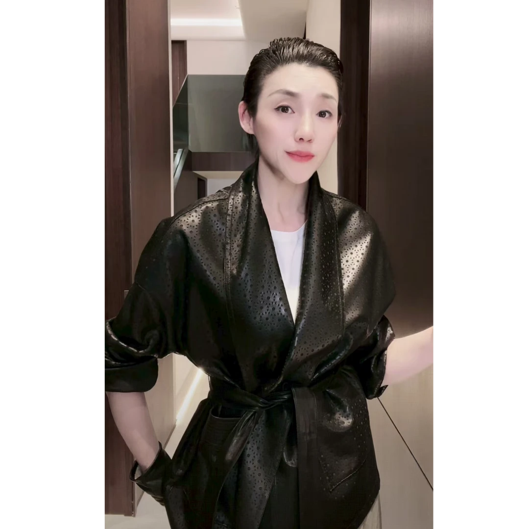 意大利织造工艺 美到一塌糊涂 瘦到一塌糊涂 绵羊皮 皮衣 WT1131