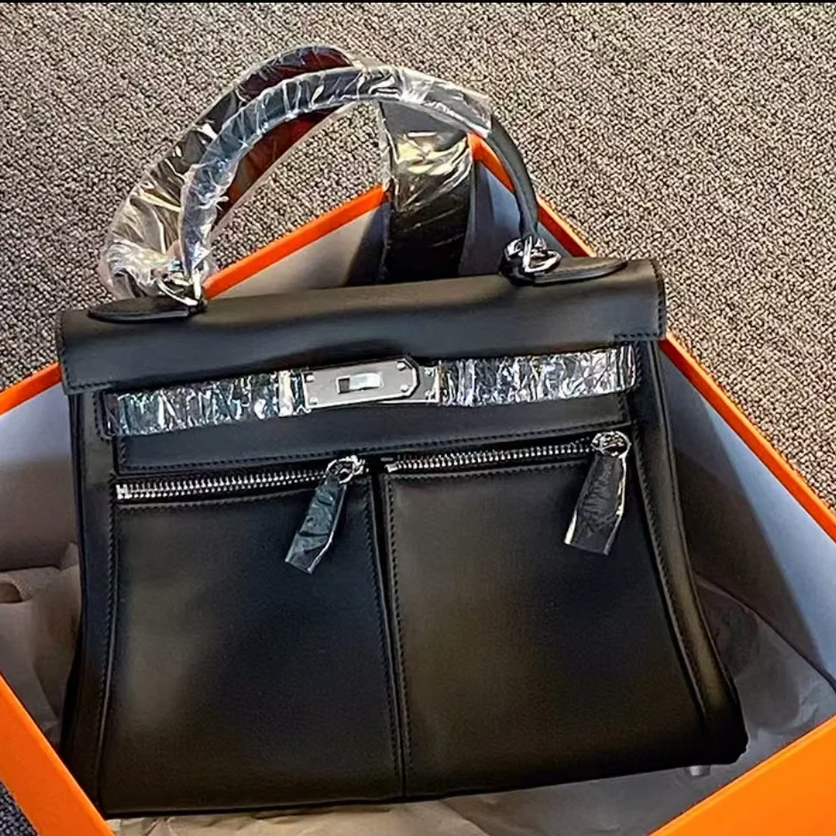 GY1089#2024年时尚手提单肩包黑色