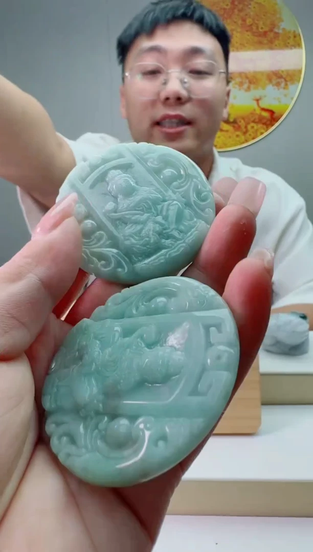 翡翠未镶嵌颈饰多样性随机发其一