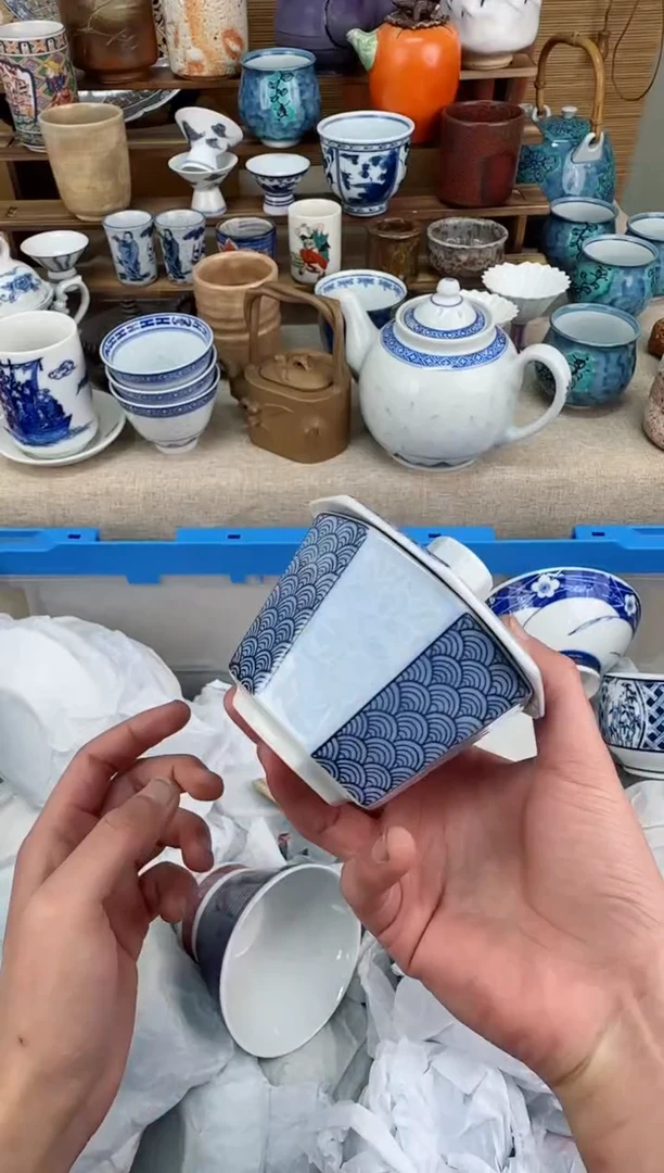 【闪购商品】瓷片茶盏陶瓷陶器16