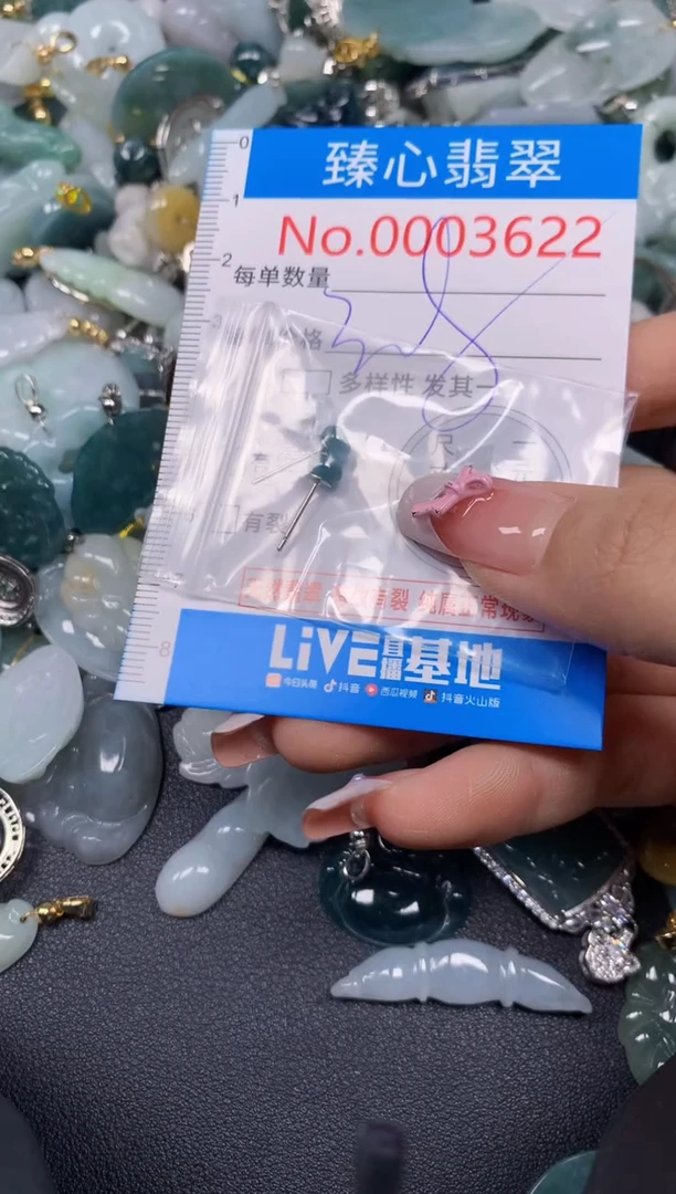 【闪购商品】翡翠颈饰未镶嵌含绳0003622