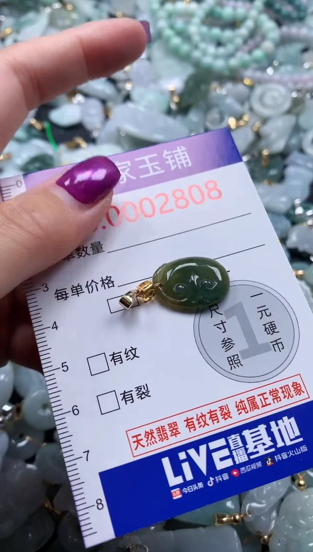 颈饰未镶嵌翡翠2808