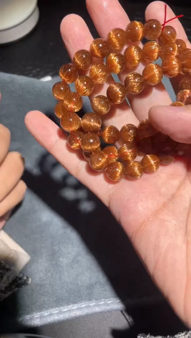 【闪购商品】水晶手链未镶嵌发晶单圈A9.5（多样性发其一）