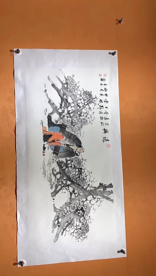 国画刘金玉老师亲笔手绘
