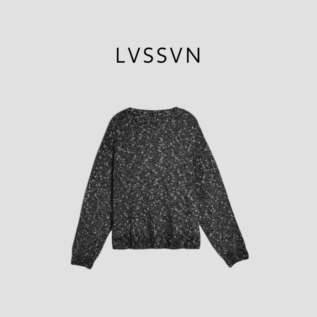 LVSSVN/露裳2025时尚百搭羊绒羊毛混纺女士针织衫 Z-31812