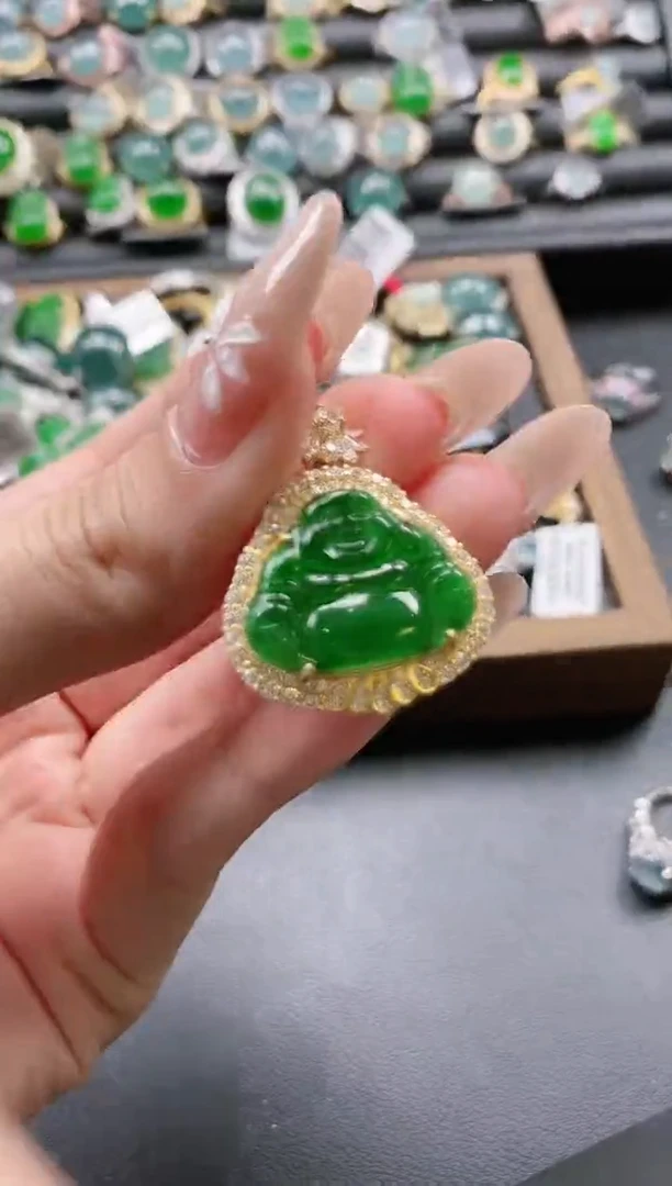 【闪购商品】翡翠戒指银S925镶嵌51511