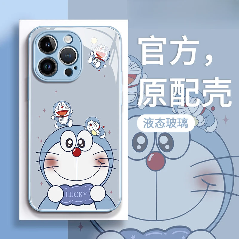15promax苹果手机壳新款iPhone14闺蜜13Promax哆啦A梦12Pro潮max