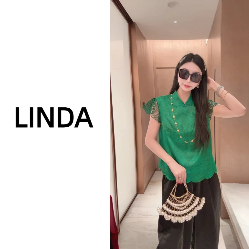 新中式国风高级感小衫2025年夏季新款时尚气质显瘦上衣女