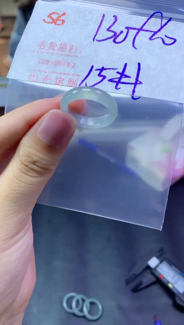 定制翡翠未镶嵌戒圈15#140毛货需精细抛光