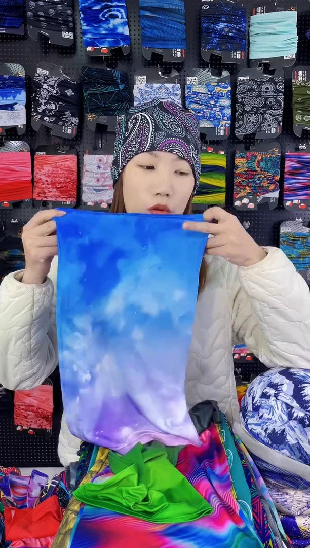 涤纶水*间孤品 百变魔术头巾 锦纶