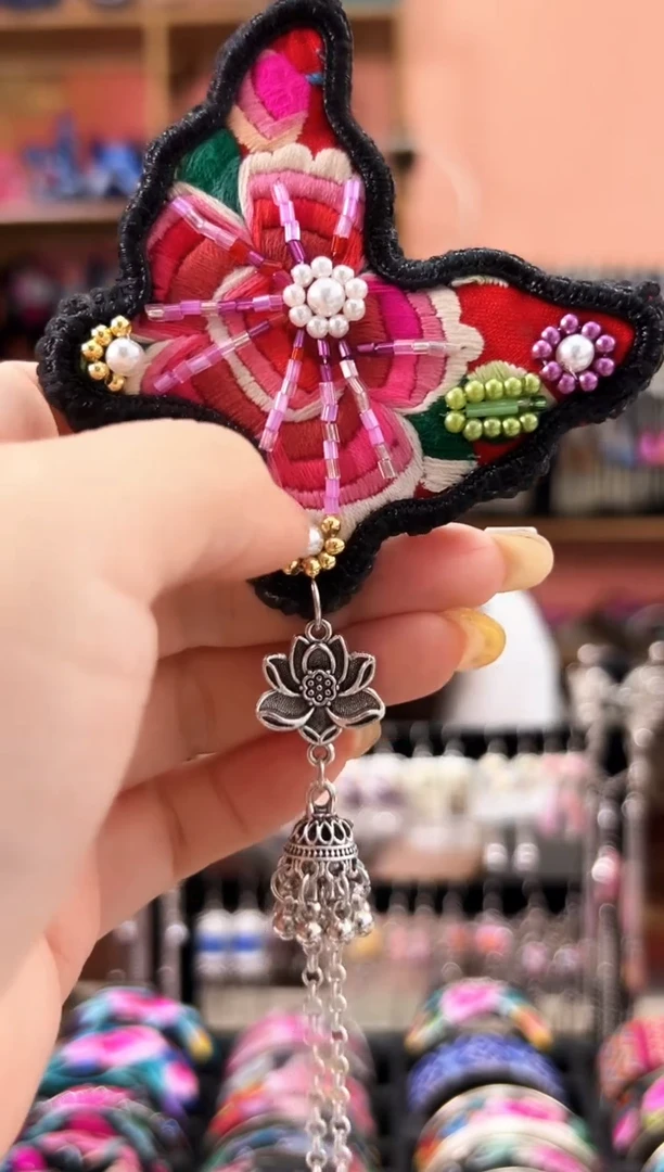 织绣?****?艺枝独绣老绣饰品126