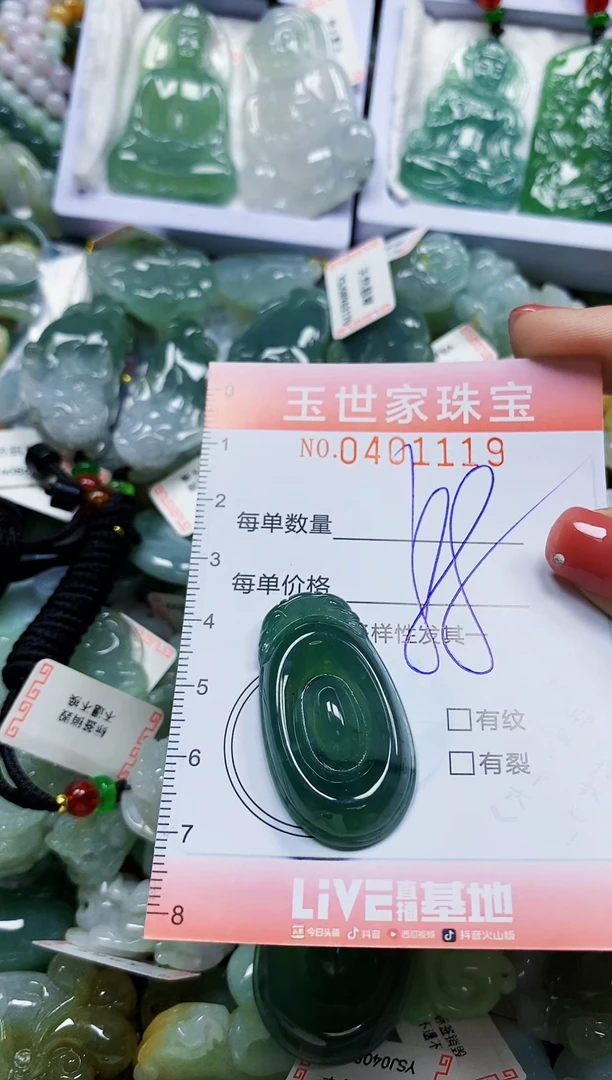 颈饰未镶嵌翡翠闪购0401119