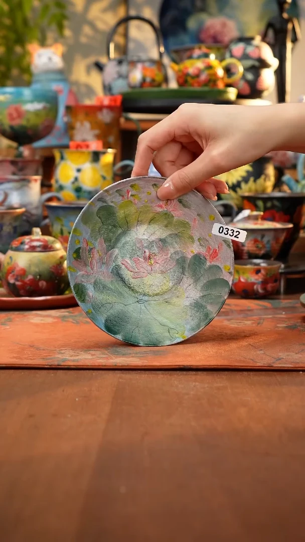 瓷片景德镇手工手绘332