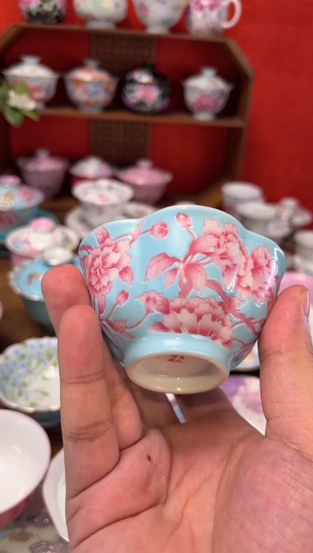 景德镇纯手绘陶瓷茶具