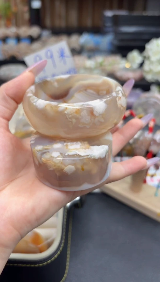 未镶嵌手镯石英质玉A587(60圈赠送镯心)