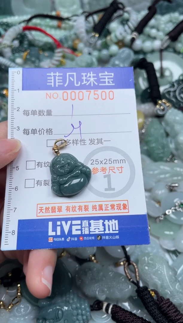 【闪购商品】翡翠颈饰未镶嵌00..7500