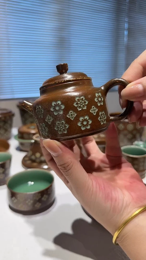 青瓷手工茶器包邮