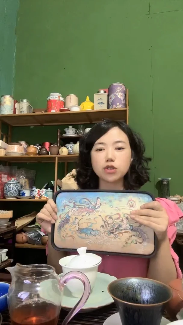 彩选单品吸水石大敦煌茶盘
