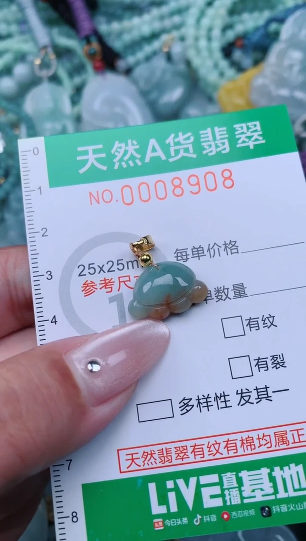 翡翠未镶嵌颈饰.0008908